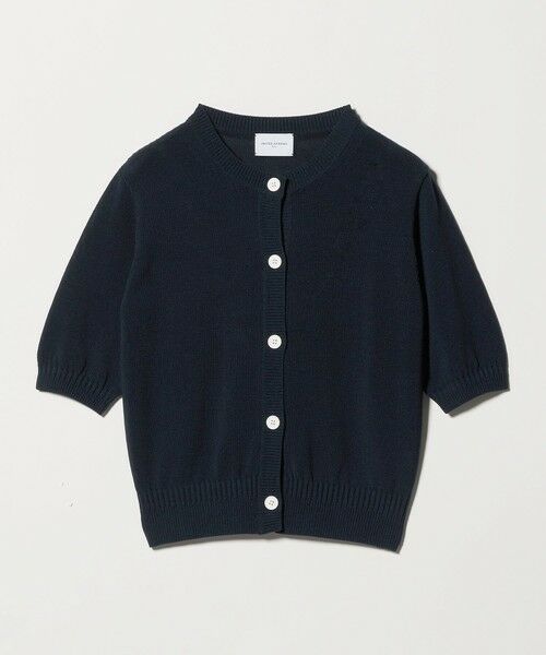 UNITED ARROWS / ユナイテッドアローズ カーディガン・ボレロ | クルーネック ベーシック カーディガン ‐ウォッシャブル‐（NAVY）