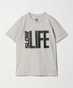 UNITED ARROWS / ユナイテッドアローズ Tシャツ | 【別注】＜MIXTA＞SLOW LIFE Tシャツ LT.GRAY