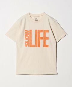 UNITED ARROWS / ユナイテッドアローズ Tシャツ | 【別注】＜MIXTA＞SLOW LIFE Tシャツ NATURAL