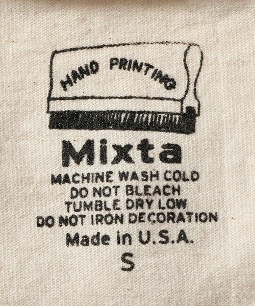 UNITED ARROWS / ユナイテッドアローズ Tシャツ | 【別注】＜MIXTA＞SLOW LIFE Tシャツ NATURAL | 詳細7