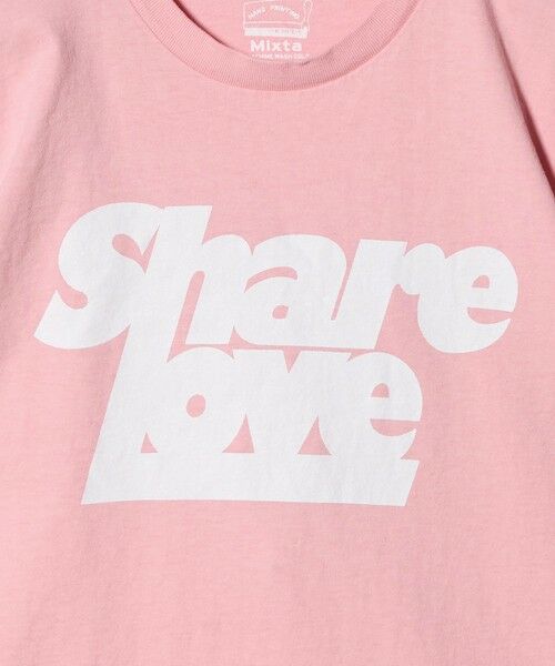 UNITED ARROWS / ユナイテッドアローズ Tシャツ | 【別注】＜MIXTA＞SHARE LOVE Tシャツ | 詳細5
