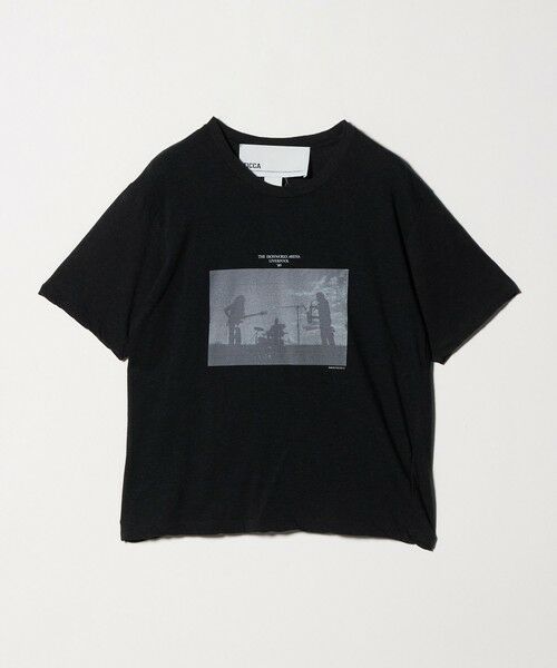 UNITED ARROWS / ユナイテッドアローズ Tシャツ | ＜TICCA＞バンド プリント Tシャツ（DK.GRAY）