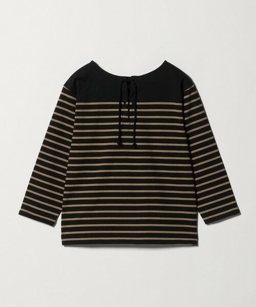 UNITED ARROWS / ユナイテッドアローズ カットソー | 【別注】＜TICCA＞ボーダー バック レースアップ カットソー ‐united LOVE project 2026 | 詳細1
