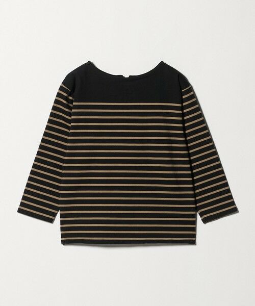 UNITED ARROWS / ユナイテッドアローズ カットソー | 【別注】＜TICCA＞ボーダー バック レースアップ カットソー ‐united LOVE project 2026（BLACK）