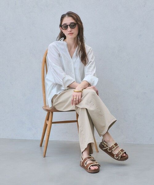 UNITED ARROWS / ユナイテッドアローズ サンダル | ナチュラル 2ライン サンダル | 詳細13