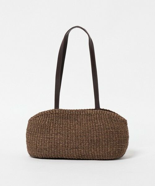 UNITED ARROWS / ユナイテッドアローズ かごバック | アバカ コクーン バッグ（DK.BROWN）