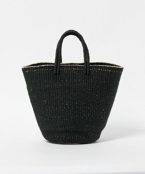 UNITED ARROWS / ユナイテッドアローズ かごバック | アバカ ダブルハンドル トートバッグ（BLACK）