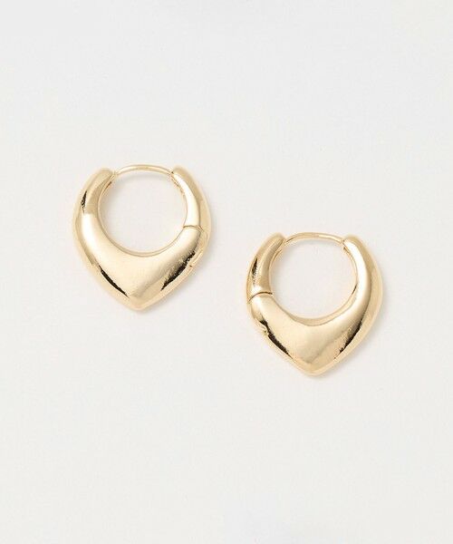 UNITED ARROWS / ユナイテッドアローズ ピアス・イヤリング | デフォルメ フープ ピアス（GOLD）