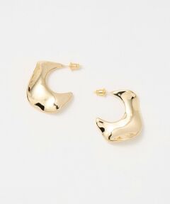 UNITED ARROWS / ユナイテッドアローズ ピアス・イヤリング | ウェイビー メタル ピアス