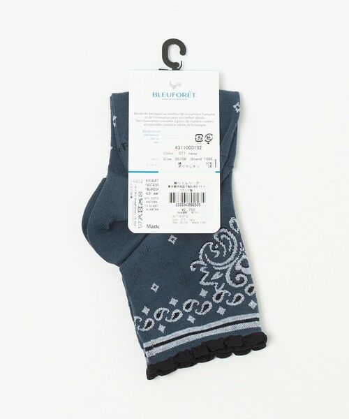 UNITED ARROWS / ユナイテッドアローズ ソックス | ＜BLEU FORET＞BANDANA ソックス | 詳細2