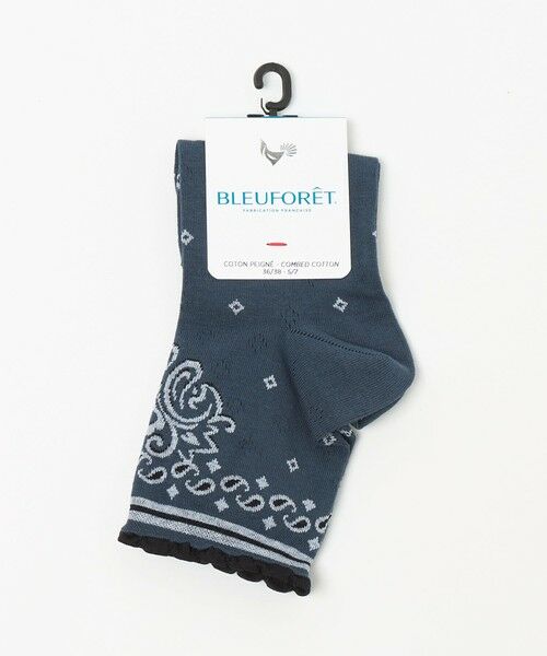 UNITED ARROWS / ユナイテッドアローズ ソックス | ＜BLEU FORET＞BANDANA ソックス（NAVY）
