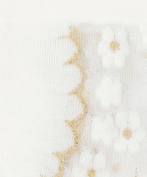 UNITED ARROWS / ユナイテッドアローズ ソックス | ＜BLEU FORET＞シアー フラワー ソックス | 詳細2