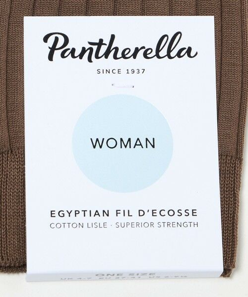 UNITED ARROWS / ユナイテッドアローズ ソックス | ＜Pantherella＞CTN/NY リブ ソックス BROWN | 詳細3