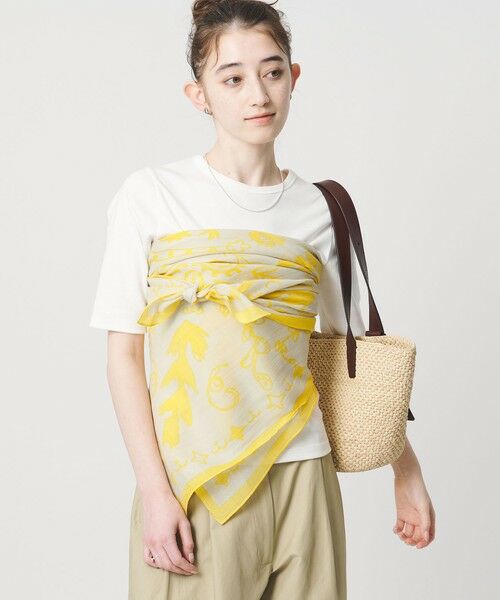 UNITED ARROWS / ユナイテッドアローズ マフラー・ショール・スヌード・ストール | ＜manipuri＞C/SI ストール 2 | 詳細2