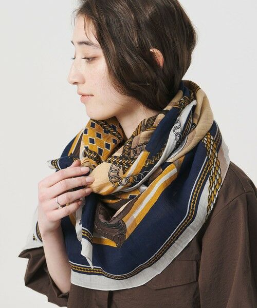 UNITED ARROWS / ユナイテッドアローズ マフラー・ショール・スヌード・ストール | ＜manipuri＞C/SI ストール 2 | 詳細9