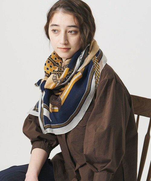 UNITED ARROWS / ユナイテッドアローズ マフラー・ショール・スヌード・ストール | ＜manipuri＞C/SI ストール 2 | 詳細10