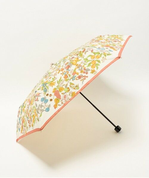 UNITED ARROWS / ユナイテッドアローズ 傘 | ＜manipuri＞プリント 晴雨兼用 折りたたみ傘 UV（OFF WHITE）