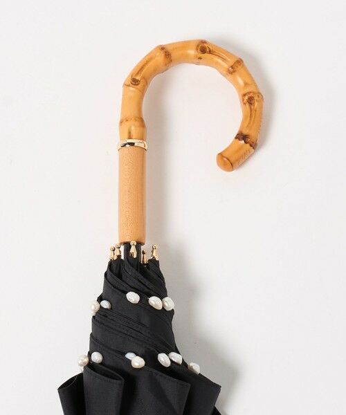 UNITED ARROWS / ユナイテッドアローズ 傘 | 無地×淡水パール 晴雨兼用 長傘 | 詳細2