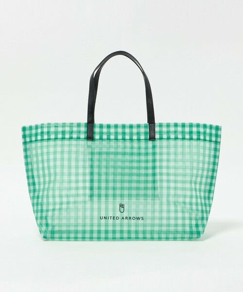UNITED ARROWS / ユナイテッドアローズ トートバッグ | チェック メッシュ トートバッグ（KELLY）