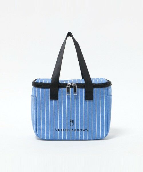 UNITED ARROWS / ユナイテッドアローズ トートバッグ | ストライプ ボックス型 トートバッグ S（LT.BLUE）