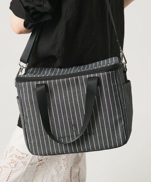 UNITED ARROWS / ユナイテッドアローズ その他小物 | ストライプ ボックス型 トートバッグ M | 詳細1