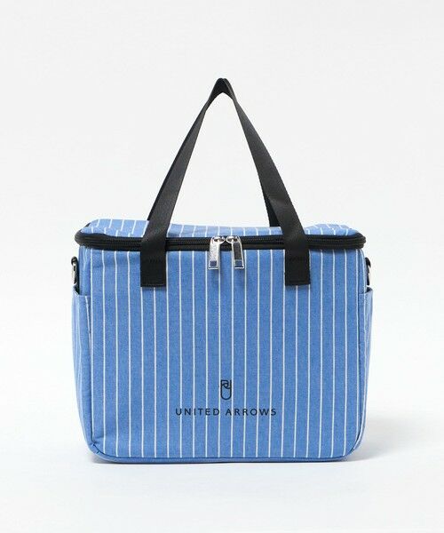UNITED ARROWS / ユナイテッドアローズ その他小物 | ストライプ ボックス型 トートバッグ M（LT.BLUE）