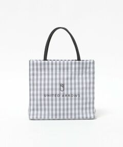 UNITED ARROWS / ユナイテッドアローズ トートバッグ | ギンガムチェック ロゴ トートバッグ S