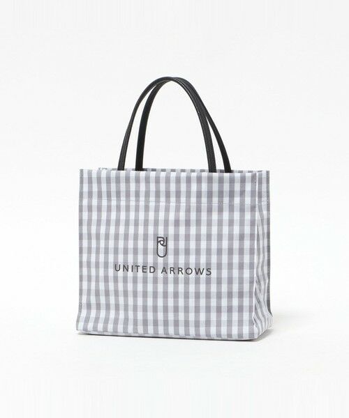 UNITED ARROWS / ユナイテッドアローズ トートバッグ | ギンガムチェック ロゴ トートバッグ S | 詳細1