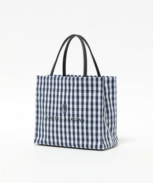 UNITED ARROWS / ユナイテッドアローズ トートバッグ | ギンガムチェック ロゴ トートバッグ S | 詳細7