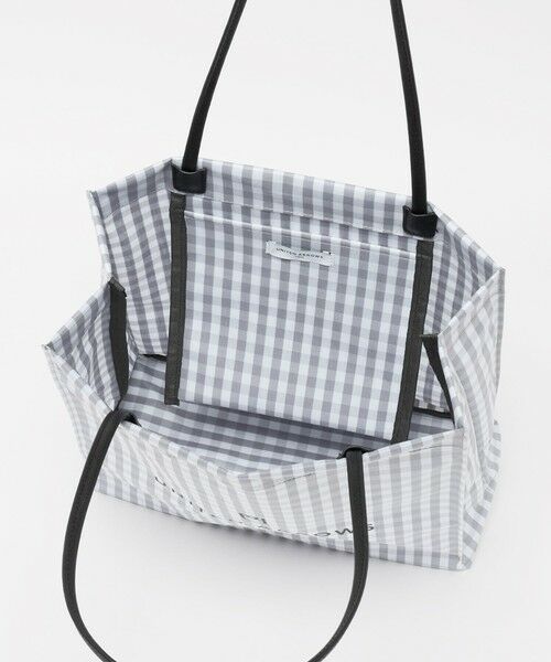 UNITED ARROWS / ユナイテッドアローズ トートバッグ | ギンガムチェック ロゴ トートバッグ M | 詳細3