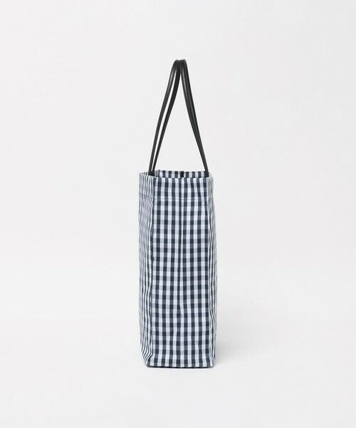 UNITED ARROWS / ユナイテッドアローズ トートバッグ | ギンガムチェック ロゴ トートバッグ M | 詳細6