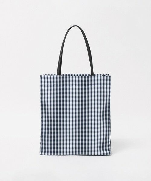 UNITED ARROWS / ユナイテッドアローズ トートバッグ | ギンガムチェック ロゴ トートバッグ M | 詳細7