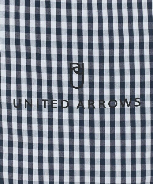 UNITED ARROWS / ユナイテッドアローズ トートバッグ | ギンガムチェック ロゴ トートバッグ M | 詳細12