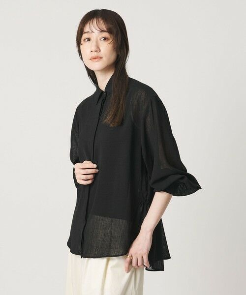 UNITED ARROWS / ユナイテッドアローズ シャツ・ブラウス | スラブ シアー シャツ ‐ウォッシャブル‐ | 詳細1