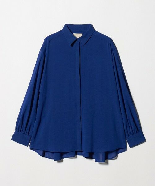 UNITED ARROWS / ユナイテッドアローズ シャツ・ブラウス | スラブ シアー シャツ ‐ウォッシャブル‐（COBALT）