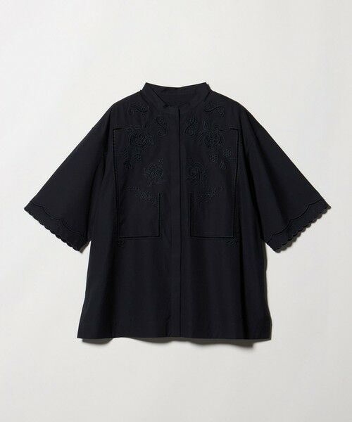 UNITED ARROWS / ユナイテッドアローズ シャツ・ブラウス | カットワーク シャツ ブラウス（NAVY）