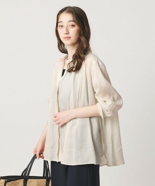 UNITED ARROWS / ユナイテッドアローズ シャツ・ブラウス | ラミー バンドカラー シャツ ‐ウォッシャブル‐ | 詳細19
