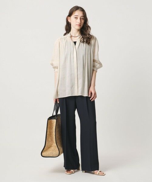 UNITED ARROWS / ユナイテッドアローズ シャツ・ブラウス | ラミー バンドカラー シャツ ‐ウォッシャブル‐ | 詳細20