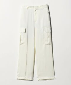 UNITED ARROWS / ユナイテッドアローズ カーゴパンツ | サテン クリーン ポケット パンツ OFF WHITE ‐ウォッシャブル‐