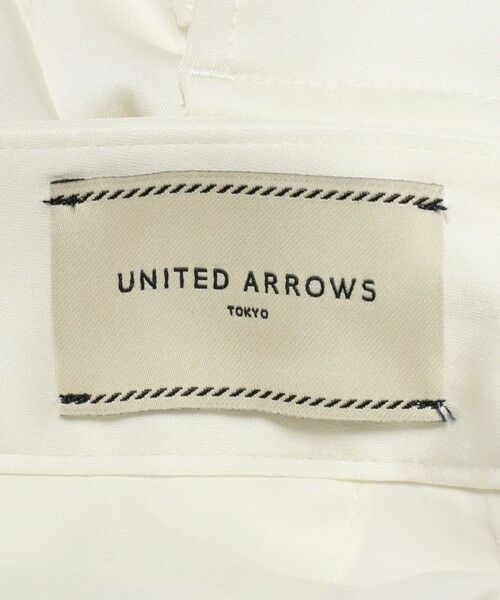 UNITED ARROWS / ユナイテッドアローズ カーゴパンツ | サテン クリーン ポケット パンツ OFF WHITE ‐ウォッシャブル‐ | 詳細10