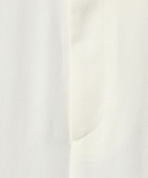 UNITED ARROWS / ユナイテッドアローズ カーゴパンツ | サテン クリーン ポケット パンツ OFF WHITE ‐ウォッシャブル‐ | 詳細9