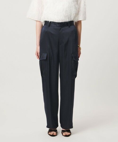 UNITED ARROWS / ユナイテッドアローズ カーゴパンツ | サテン クリーン ポケット パンツ ‐ウォッシャブル‐ | 詳細17