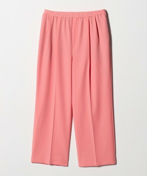 UNITED ARROWS / ユナイテッドアローズ スラックス・ドレスパンツ | ツイル イージーパンツ ‐ストレッチ 防シワ 接触冷感‐（PINK）