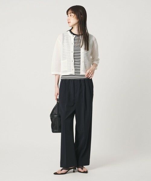 UNITED ARROWS / ユナイテッドアローズ スラックス・ドレスパンツ | ツイル イージーパンツ ‐ストレッチ 防シワ 接触冷感‐ | 詳細22