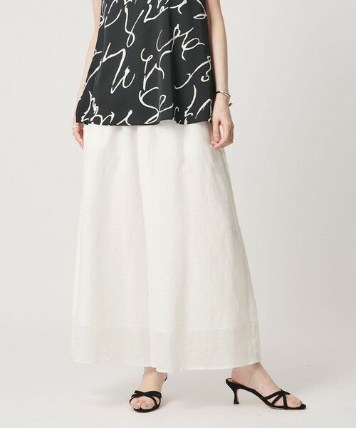UNITED ARROWS / ユナイテッドアローズ その他パンツ | ギャザー フレアパンツ ‐ウォッシャブル‐ | 詳細1