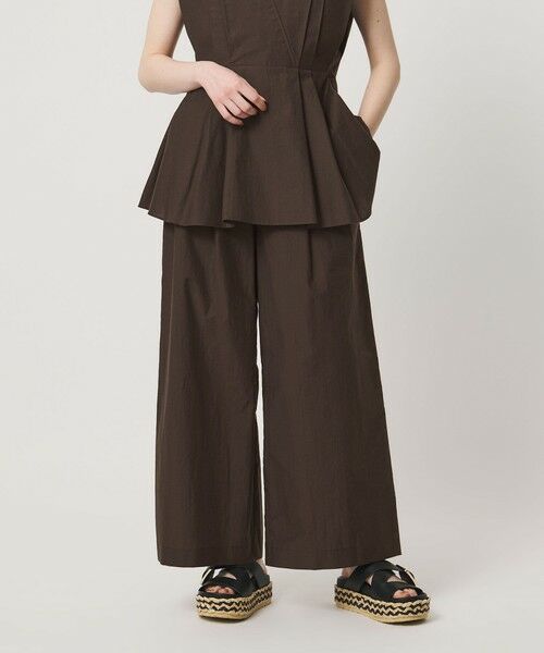 UNITED ARROWS / ユナイテッドアローズ その他パンツ | MANTECO POP ワイドパンツ（DK.BROWN）