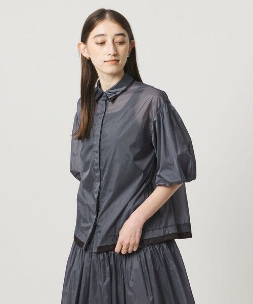 UNITED ARROWS / ユナイテッドアローズ シャツ・ブラウス | シアー タフタ ブラウス ‐はっ水 ウォッシャブル‐ | 詳細9