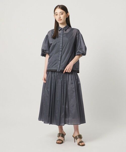 UNITED ARROWS / ユナイテッドアローズ シャツ・ブラウス | シアー タフタ ブラウス ‐はっ水 ウォッシャブル‐ | 詳細10