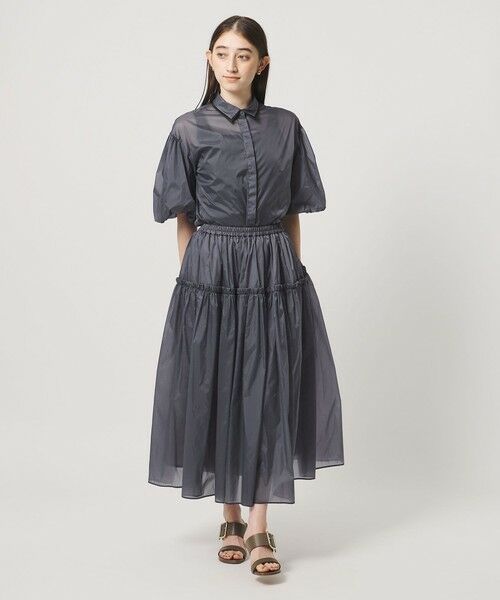 UNITED ARROWS / ユナイテッドアローズ シャツ・ブラウス | シアー タフタ ブラウス ‐はっ水 ウォッシャブル‐ | 詳細11