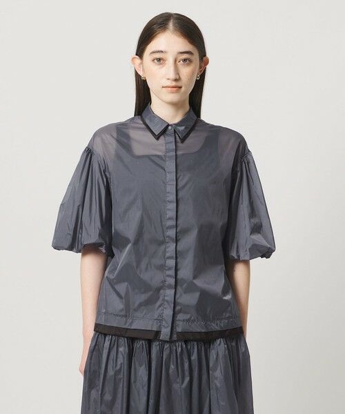 UNITED ARROWS / ユナイテッドアローズ シャツ・ブラウス | シアー タフタ ブラウス ‐はっ水 ウォッシャブル‐ | 詳細12